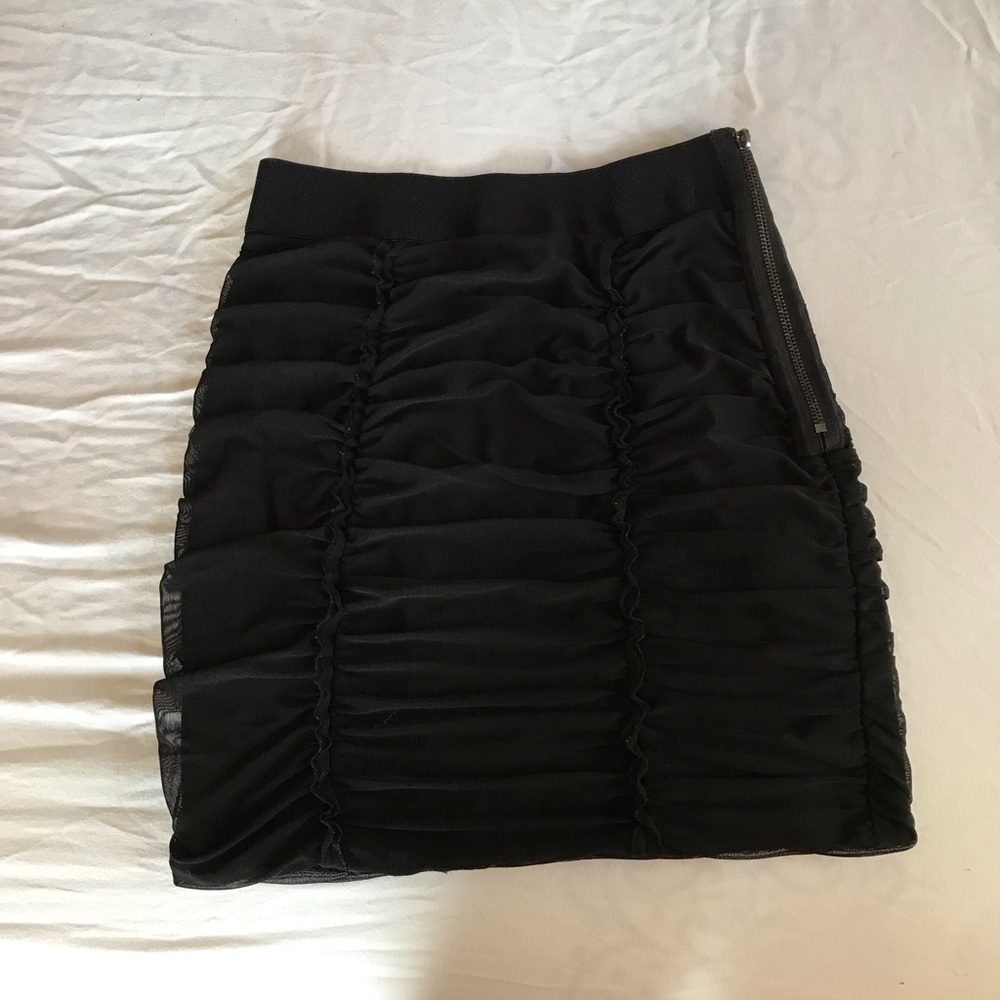 Black mini skirt size XS